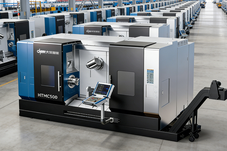 智启高效精密新范式！山东大汉 HTMC500 五轴摆头车铣复合机，CCMT2026 展会重磅登场