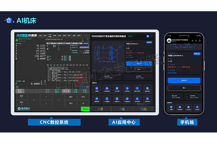 山东大汉 AI 机床 AI 系统：极简操作・超强智能・全链赋能，让智能制造一步到位