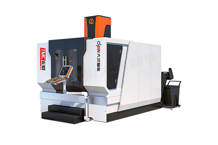 以硬核智造破局高端加工｜山东大汉 TMC630 天车五轴加工中心